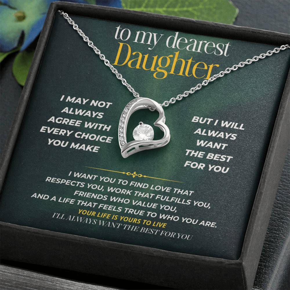 S246 - I’ll Always Want The Best For You – Forever Love Necklace From Dad