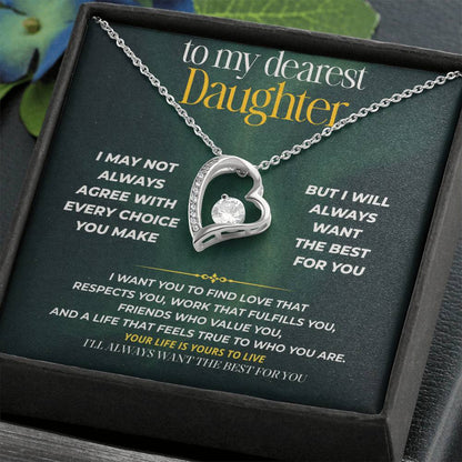 S246 - I’ll Always Want The Best For You – Forever Love Necklace From Dad