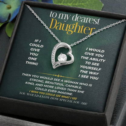 S249 - If I Could Give You One Thing – Forever Love Necklace From Dad