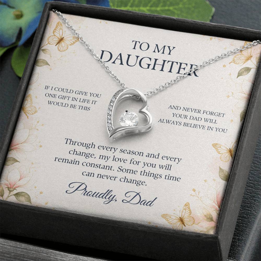 C78 - Dad’s Love Is A Promise That Time Distance And Change Can Never Break - Forever Love Necklace