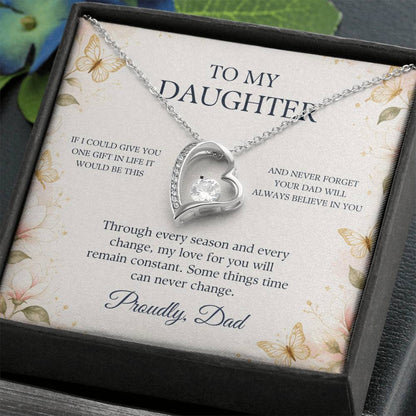 C78 - Dad’s Love Is A Promise That Time Distance And Change Can Never Break - Forever Love Necklace