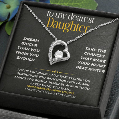 S237 - I Hope You Chase Every Dream – Forever Love Necklace From Dad