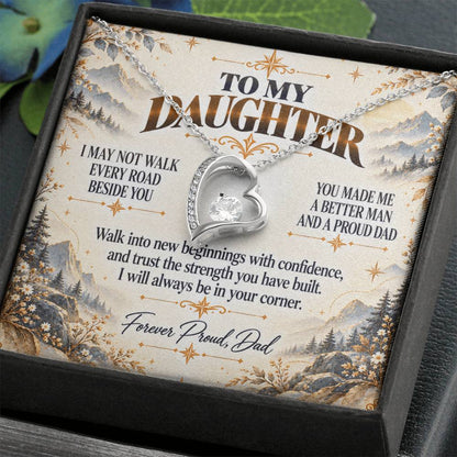 C399 - The Greatest Gift Life Gave Me Was The Chance To Love You As Your Dad - Forever Love Necklace