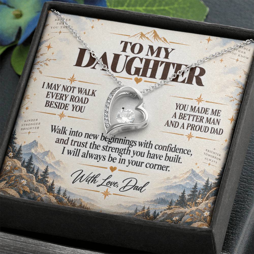 C249 - The Greatest Gift Life Gave Me Was The Chance To Love You As Your Dad - Forever Love Necklace