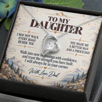 C249 - The Greatest Gift Life Gave Me Was The Chance To Love You As Your Dad - Forever Love Necklace