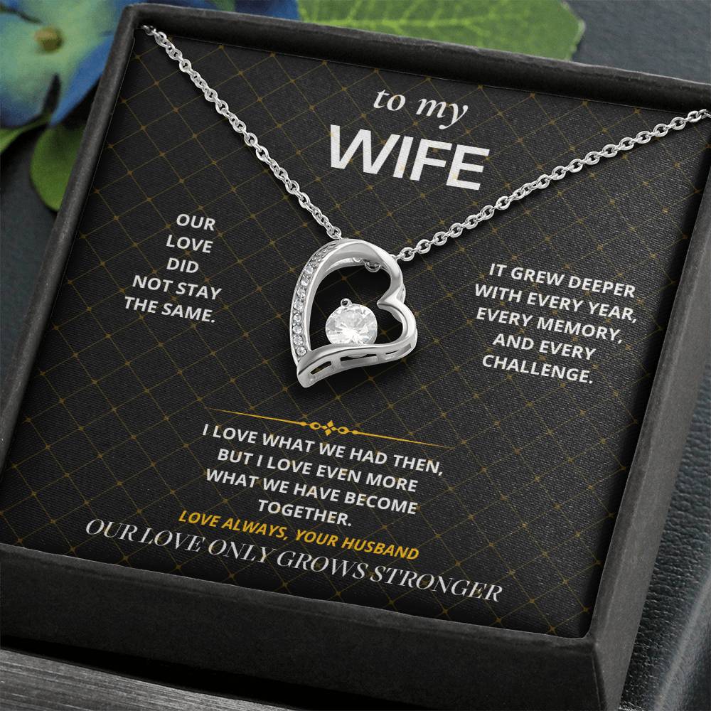 S37 - A Love That Grew Stronger – Forever Love Necklace From Husband