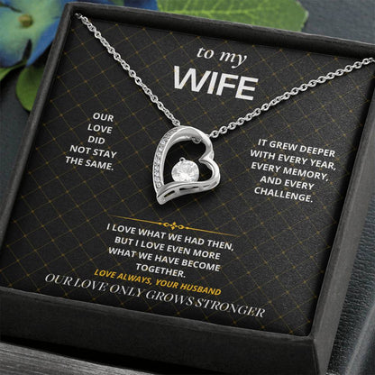 S37 - A Love That Grew Stronger – Forever Love Necklace From Husband
