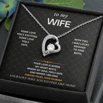 S47 - A Love That Feels Like Home – Forever Love Necklace From Husband