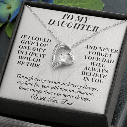 C153 - If I Could Give You One Gift It Would Be To See Yourself Through My Eyes - Forever Love Necklace