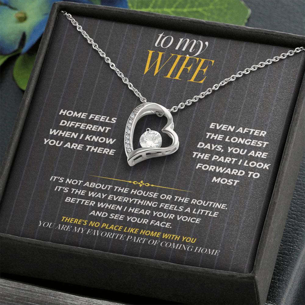 S189 - You Are My Favorite Part Of Coming Home – Forever Love Necklace From Husband