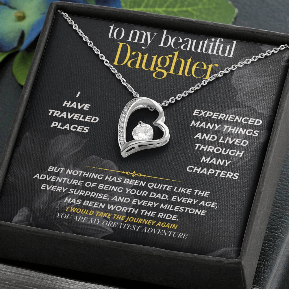 S296 - You Are My Greatest Adventure – Forever Love Necklace From Dad