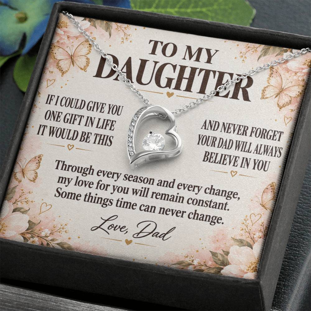 C203 - If I Could Give You One Gift It Would Be To See Yourself Through My Eyes - Forever Love Necklace