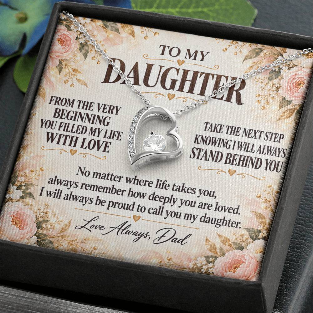 C256 - From The Very Beginning You Filled My Life With Love Pride And Joy - Forever Love Necklace