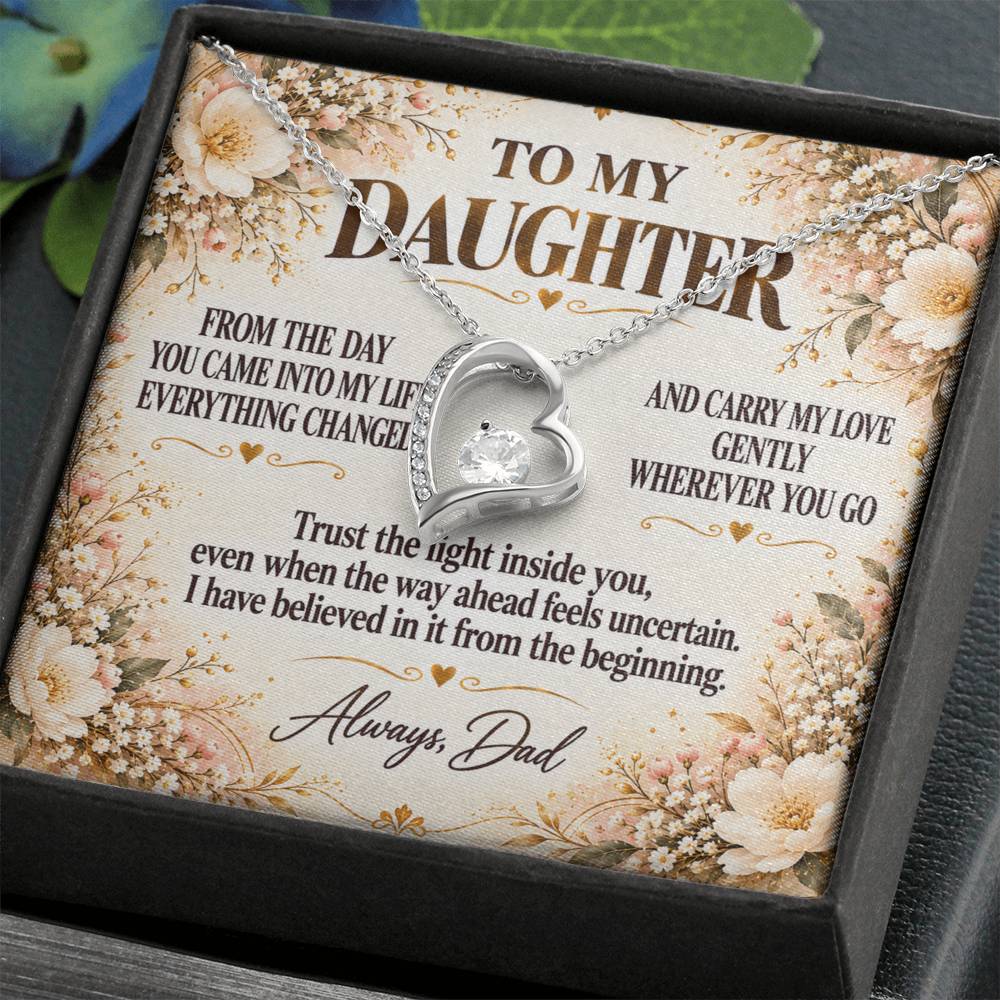 C290 - If You Ever Forget How Special You Are Remember Dad Has Never Forgotten For A Single Day - Forever Love Necklace