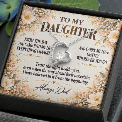 C290 - If You Ever Forget How Special You Are Remember Dad Has Never Forgotten For A Single Day - Forever Love Necklace