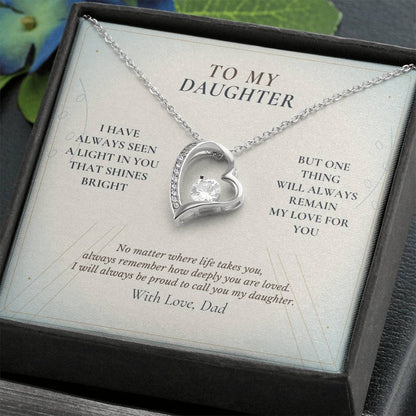 C121 - I Hope You Always See The Light In Yourself That I Have Seen Since The Beginning - Forever Love Necklace