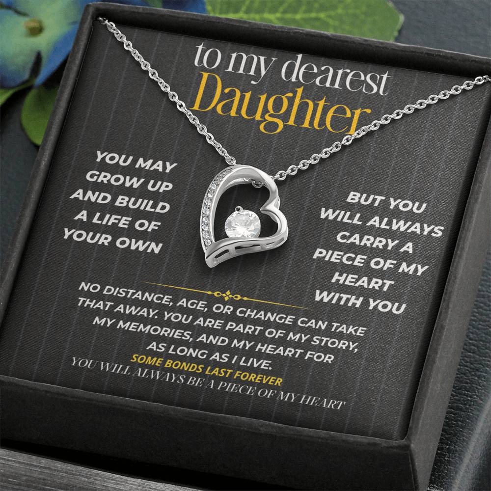 S260 - You Will Always Be A Piece Of My Heart – Forever Love Necklace From Dad
