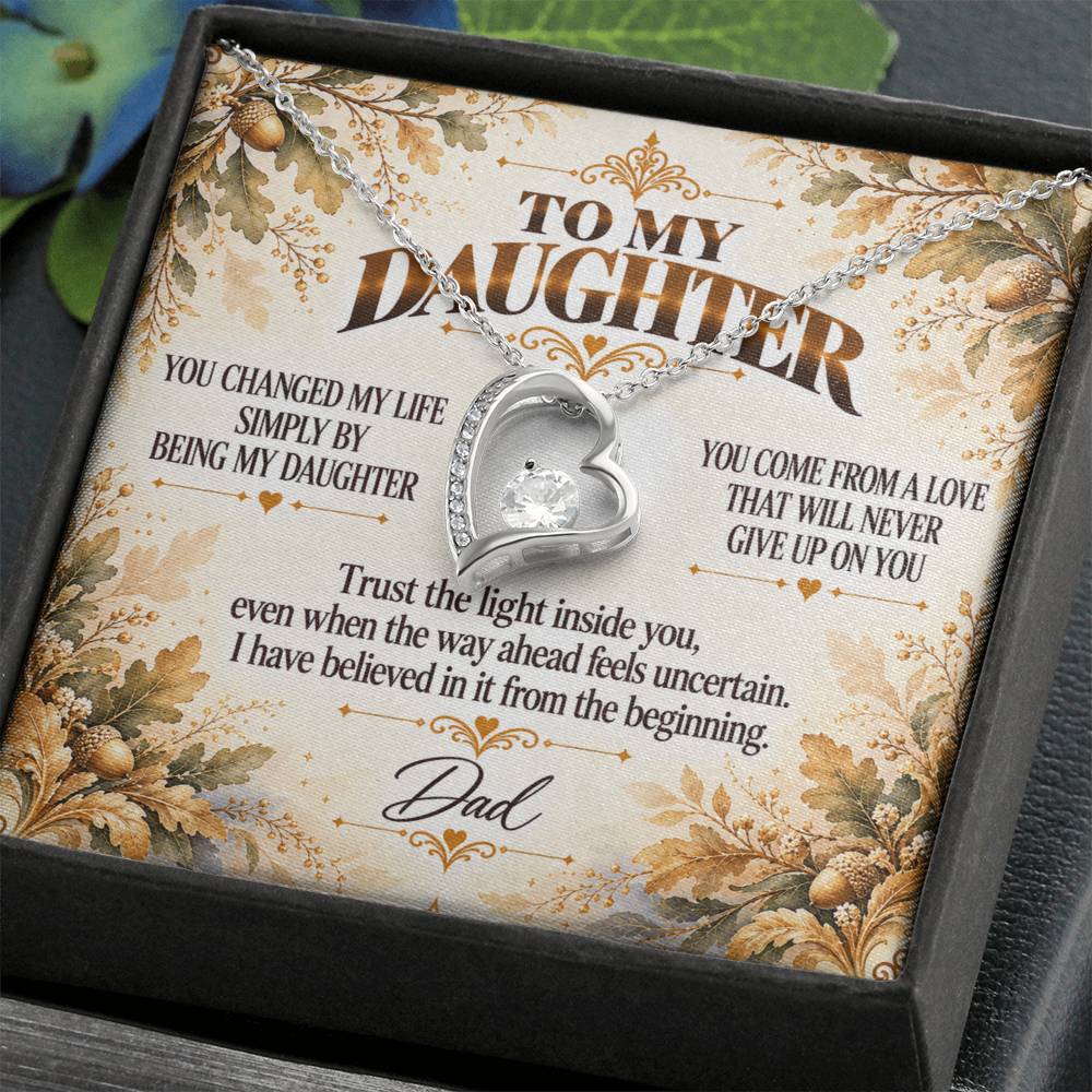 C420 - You Made Me A Better Man Simply By Giving Me The Honor Of Being Your Dad - Forever Love Necklace