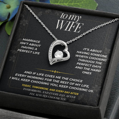 S91 - I’ll Keep Choosing Us – Forever Love Necklace From Husband