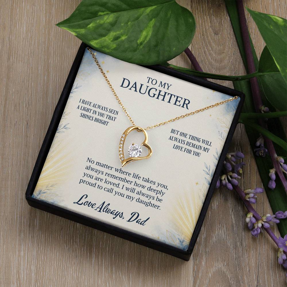 C96 - When Life Asks You To Be Strong Remember You Have Always Been Stronger Than You Know - Forever Love Necklace