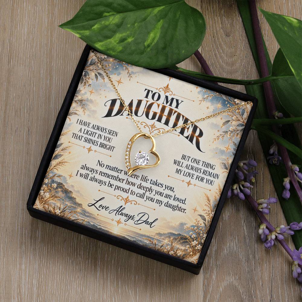 C496 - When Life Asks You To Be Strong Remember You Have Always Been Stronger Than You Know - Forever Love Necklace