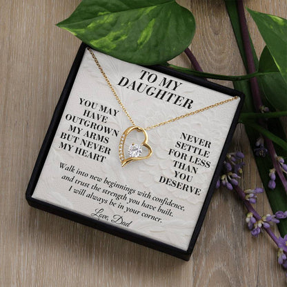 C179 - Your Life Is Yours To Create And I Will Always Be Proud Of The Woman You Become - Forever Love Necklace