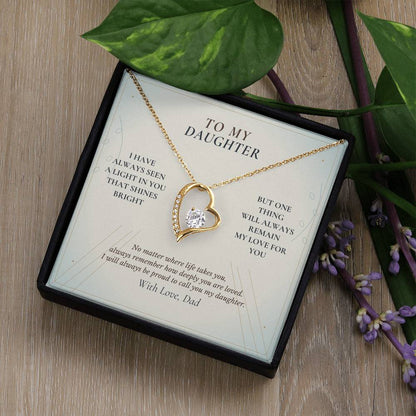 C121 - I Hope You Always See The Light In Yourself That I Have Seen Since The Beginning - Forever Love Necklace
