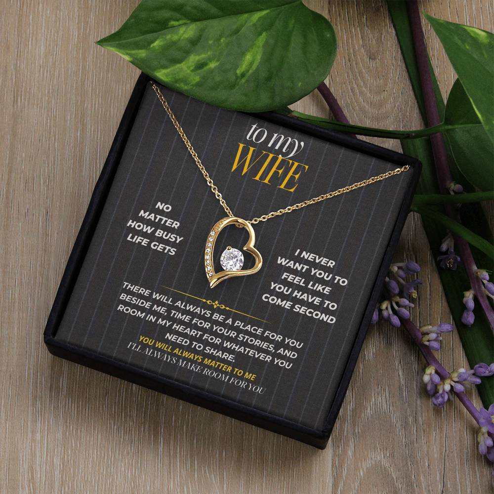 S184 - I’ll Always Make Room For You – Forever Love Necklace From Husband