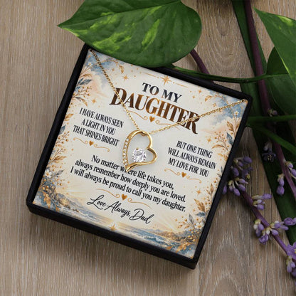 C296 - When Life Asks You To Be Strong Remember You Have Always Been Stronger Than You Know - Forever Love Necklace
