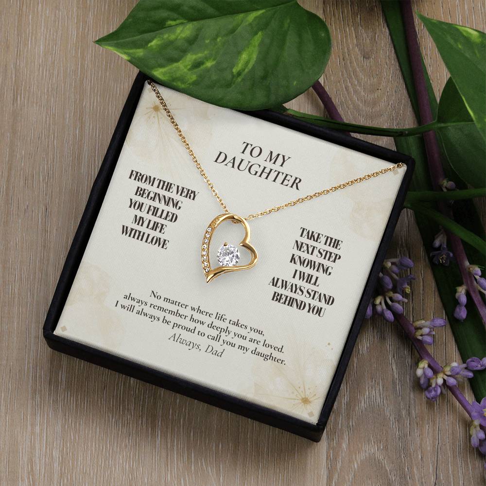 C106 - From The Very Beginning You Filled My Life With Love Pride And Joy - Forever Love Necklace