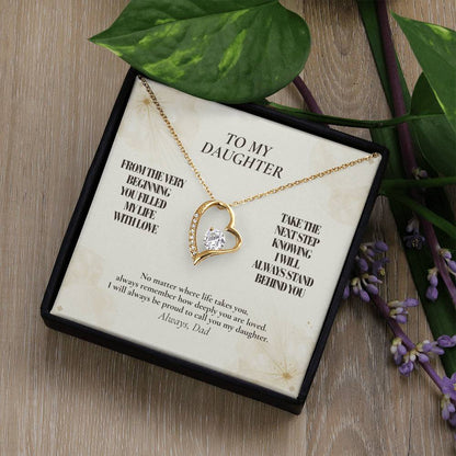 C106 - From The Very Beginning You Filled My Life With Love Pride And Joy - Forever Love Necklace