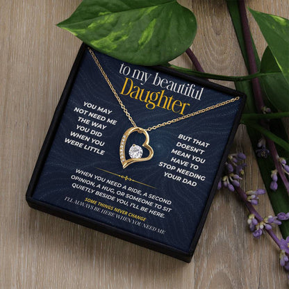 S271 - I’ll Always Be There When You Need A Dad – Forever Love Necklace From Dad