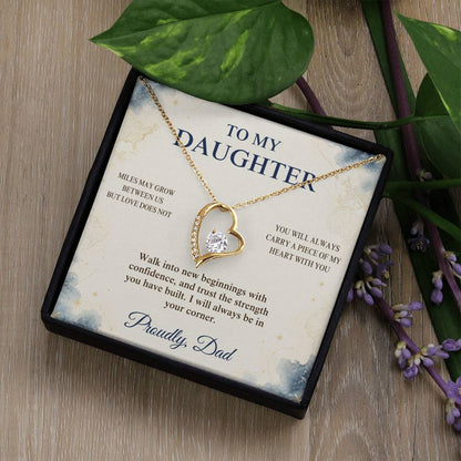 C94 - The Love Between A Father And Daughter Becomes A Legacy That Lives Beyond Every Season - Forever Love Necklace