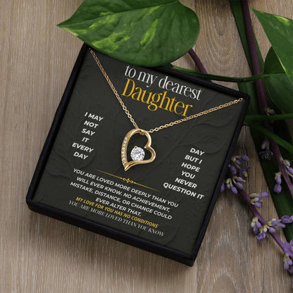S207 - I Hope You Always Know How Loved You Are – Forever Love Necklace From Dad