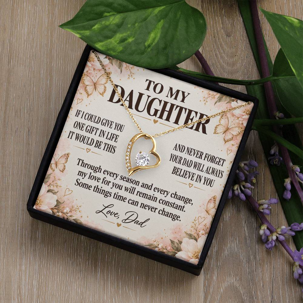 C203 - If I Could Give You One Gift It Would Be To See Yourself Through My Eyes - Forever Love Necklace