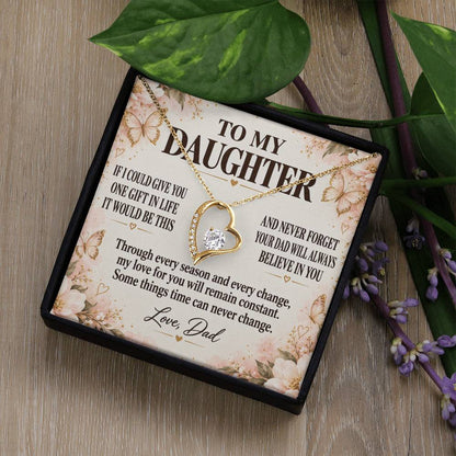 C203 - If I Could Give You One Gift It Would Be To See Yourself Through My Eyes - Forever Love Necklace