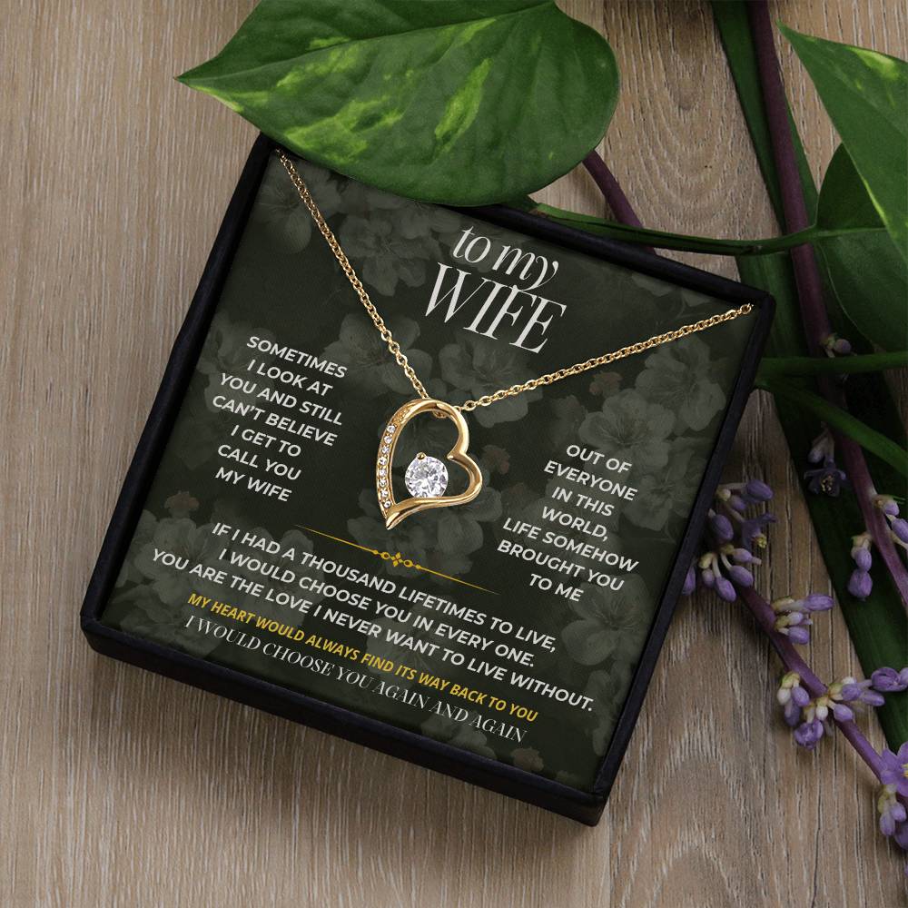 S78 - I Still Get To Call You Mine – Forever Love Necklace From Husband