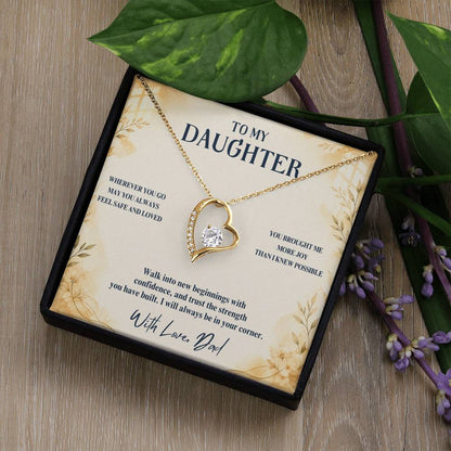 C89 - May You Always Choose The Life That Makes Your Heart Feel Free Brave And Fully Alive - Forever Love Necklace
