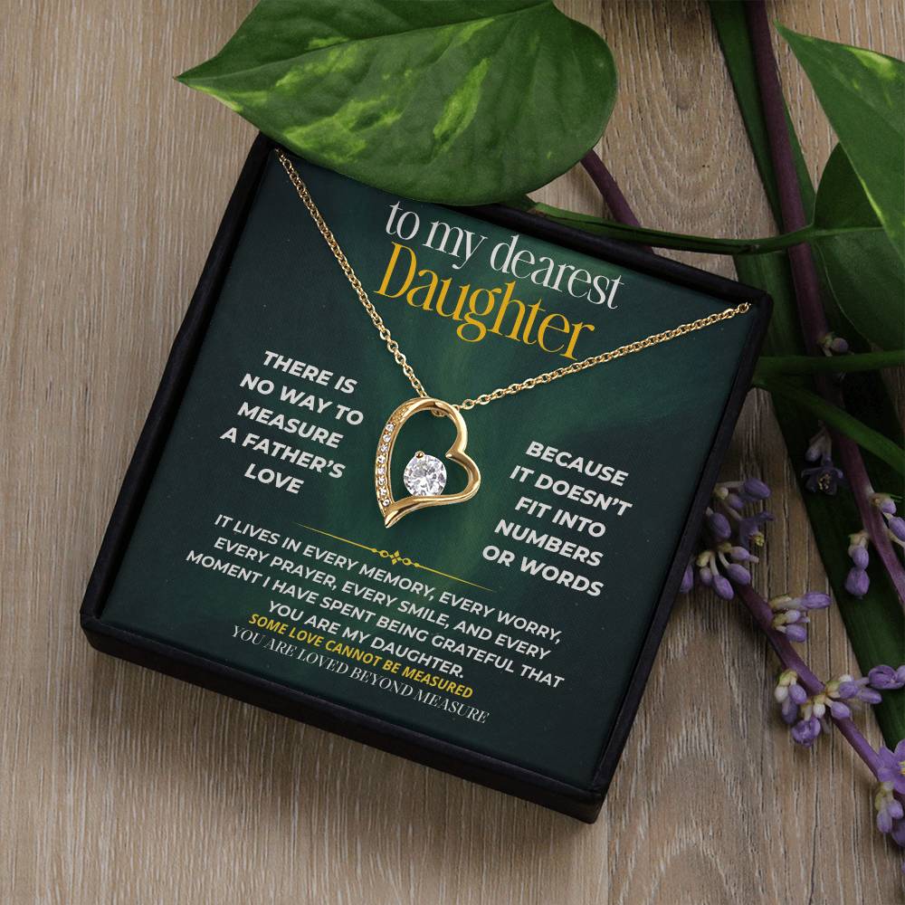 S243 - You Are Loved Beyond Measure – Forever Love Necklace From Dad