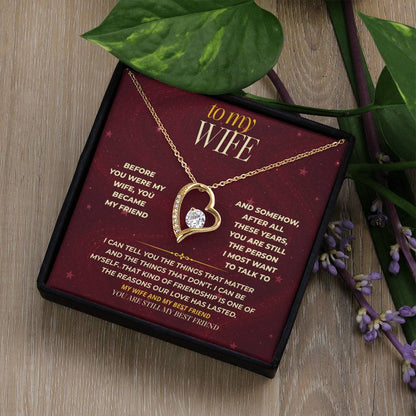 S174 - You Are Still My Best Friend – Forever Love Necklace From Husband