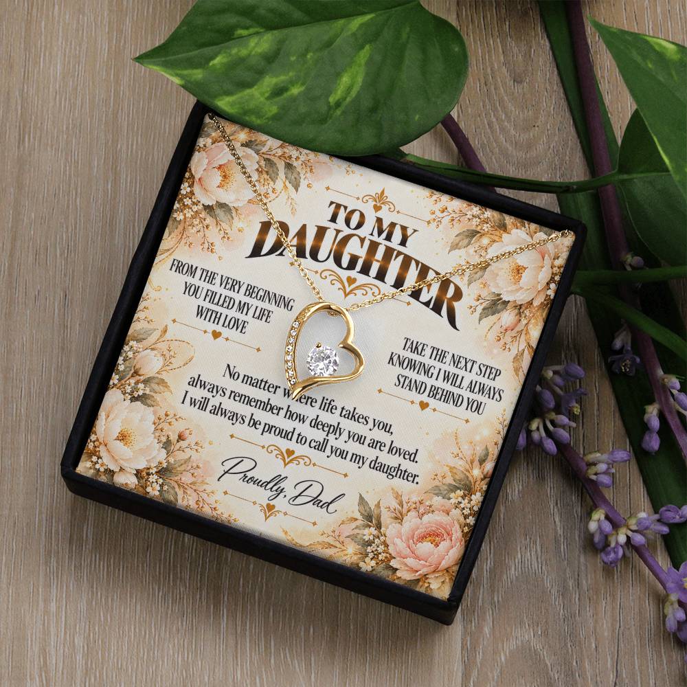 C406 - From The Very Beginning You Filled My Life With Love Pride And Joy - Forever Love Necklace
