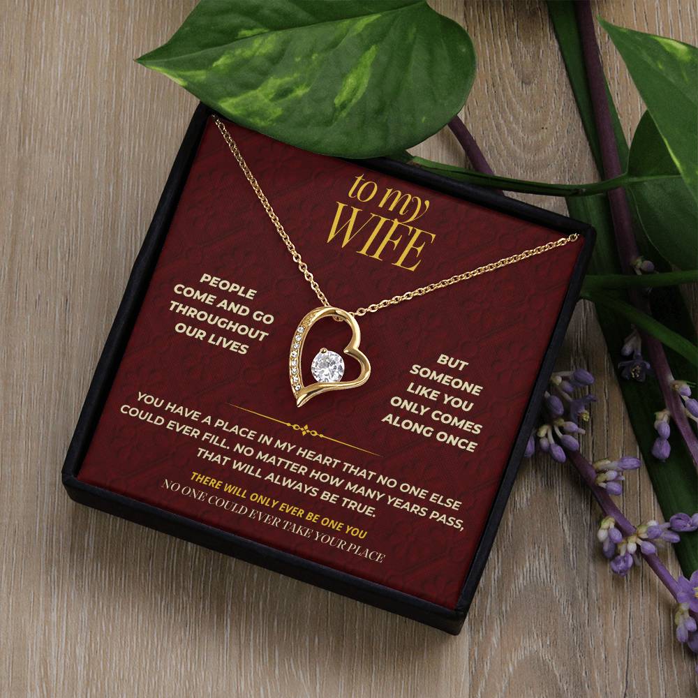 S119 - No One Could Ever Take Your Place – Forever Love Necklace From Husband