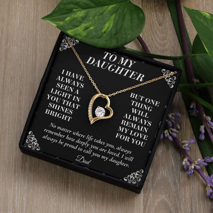 C196 - When Life Asks You To Be Strong Remember You Have Always Been Stronger Than You Know - Forever Love Necklace