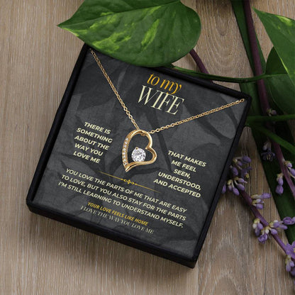 S153 - I Love The Way You Love Me – Forever Love Necklace From Husband