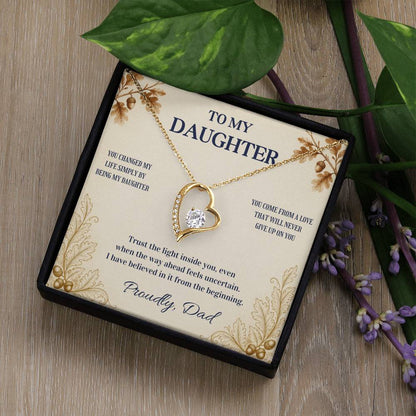 C70 - You Made Me A Better Man Simply By Giving Me The Honor Of Being Your Dad - Forever Love Necklace