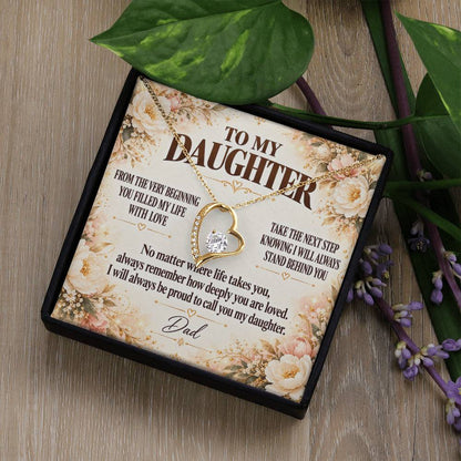 C356 - From The Very Beginning You Filled My Life With Love Pride And Joy - Forever Love Necklace