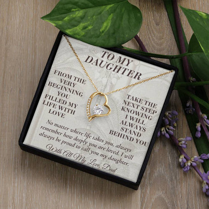 C181 - Let Your Heart Be Brave Your Dreams Be Big And Your Love For Yourself Be Strong - Forever Love Necklace