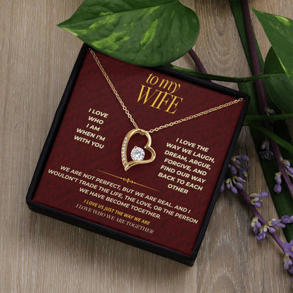 S115 - I Love Who We Are Together – Forever Love Necklace From Husband