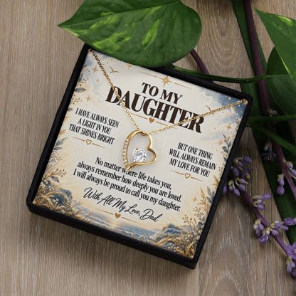 C221 - I Hope You Always See The Light In Yourself That I Have Seen Since The Beginning - Forever Love Necklace