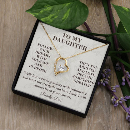 C134 - When You Feel Lost Remember The Love That Raised You Will Always Help Guide You Home - Forever Love Necklace